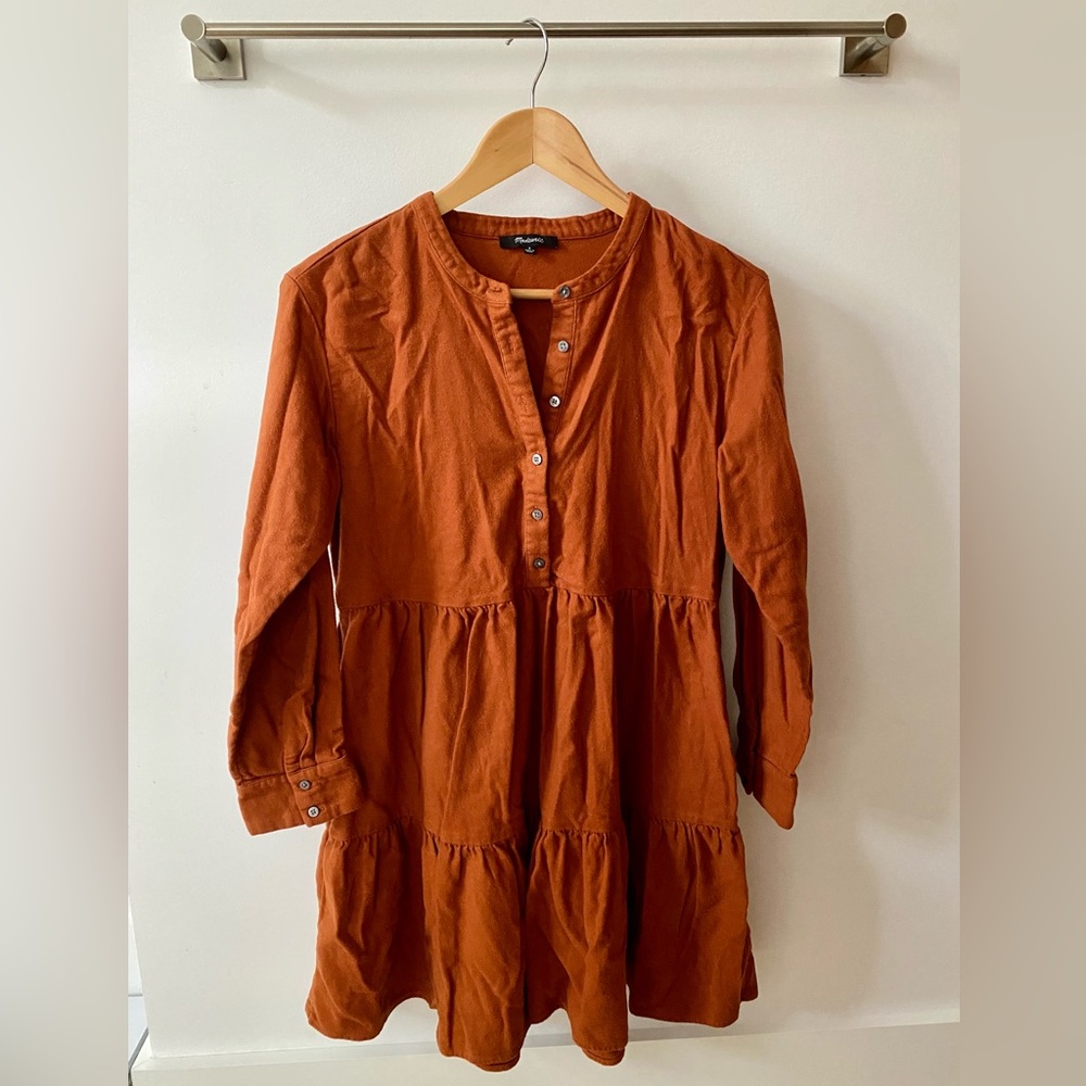 Madewell Flannel Dress